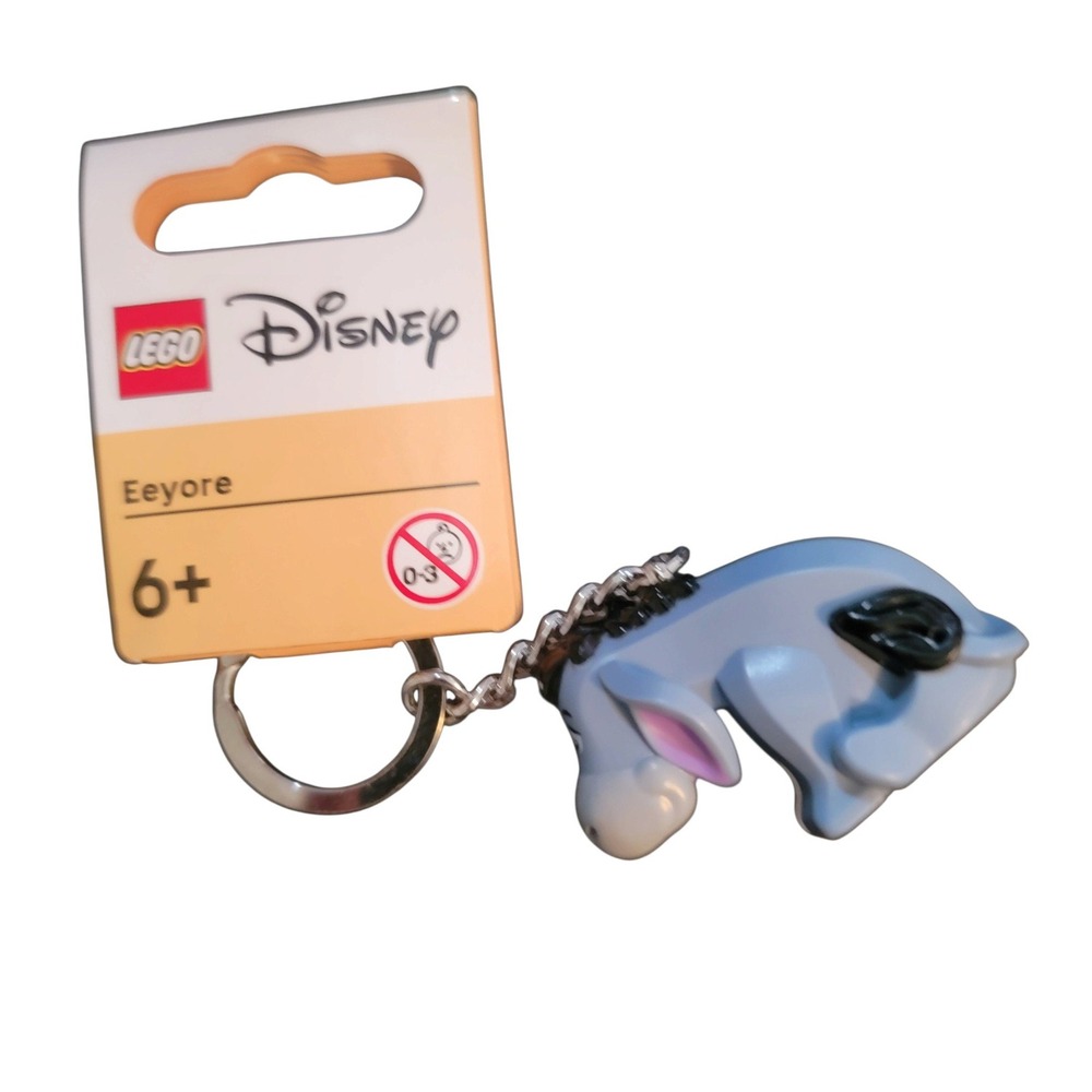 LEGO Eeyore Keychain Disney OS Blue New 854203 Winnie the Pooh Charm